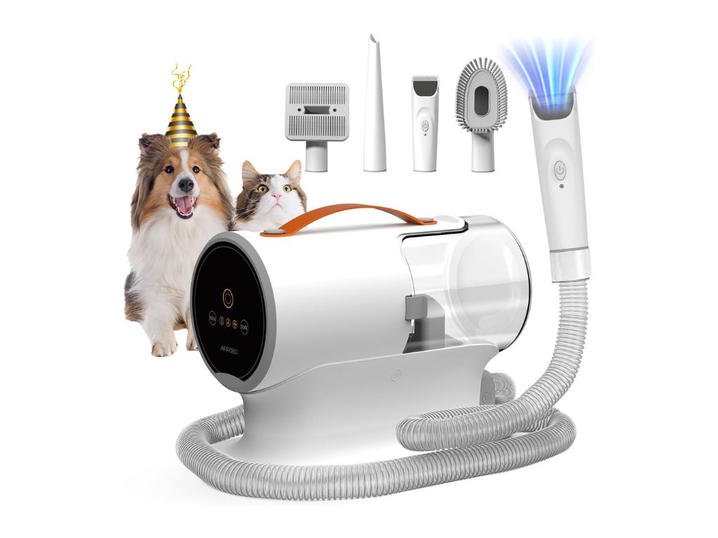 Dog grooming vacuum